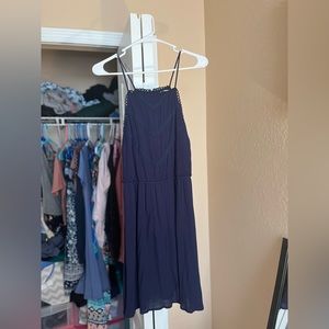 Navy blue casual dress